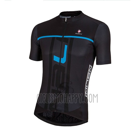 Nalini Cycling Jersey Bib Short 2018 Men Short Sleeve Black and Blue