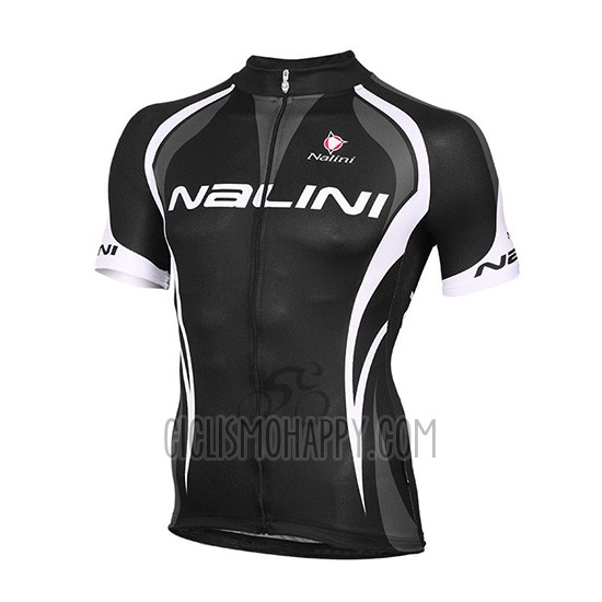 Nalini Cycling Jersey Bib Short 2018 Men Short Sleeve Black and White