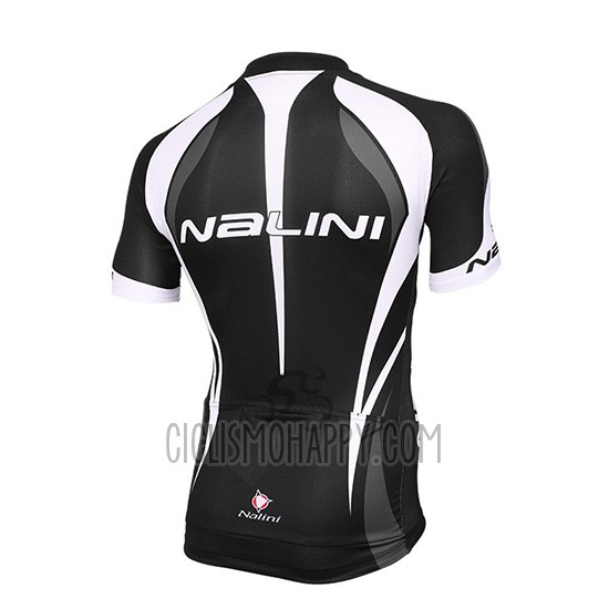 Nalini Cycling Jersey Bib Short 2018 Men Short Sleeve Black and White