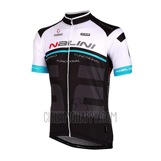 Nalini Cycling Jersey Bib Short 2018 Men Short Sleeve White and Black