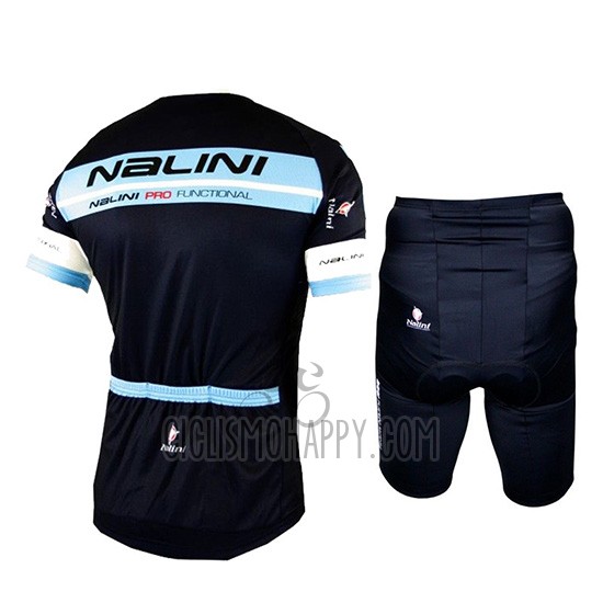 Nalini Cycling Jersey Bib Short 2019 Men Short Sleeve Black Blue