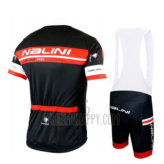 Nalini Cycling Jersey Bib Short 2019 Men Short Sleeve Black Red