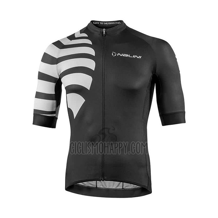 Nalini Cycling Jersey Bib Short 2021 Men Short Sleeve Black