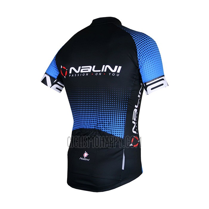 Nalini Cycling Jersey Bib Short 2021 Men Short Sleeve Black Blue