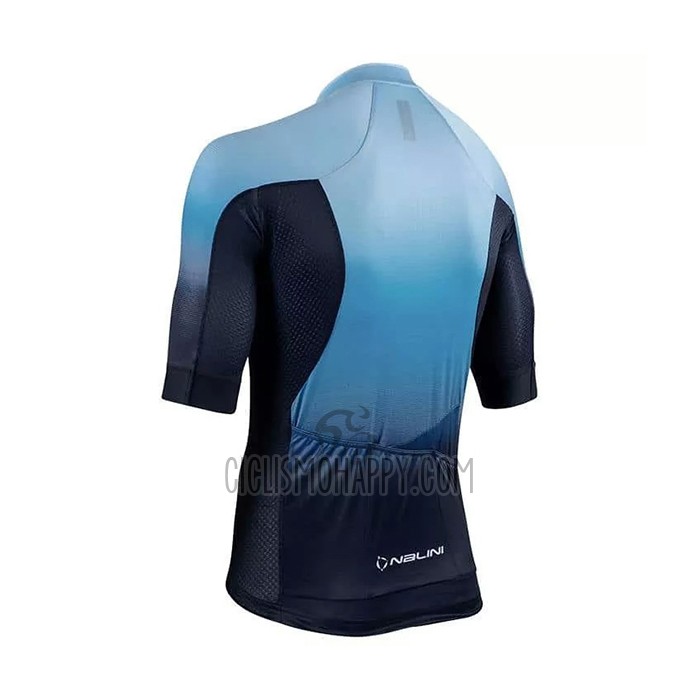 Nalini Cycling Jersey Bib Short 2021 Men Short Sleeve Blue
