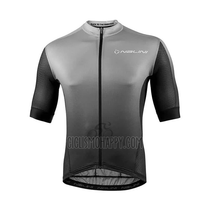 Nalini Cycling Jersey Bib Short 2021 Men Short Sleeve Gray