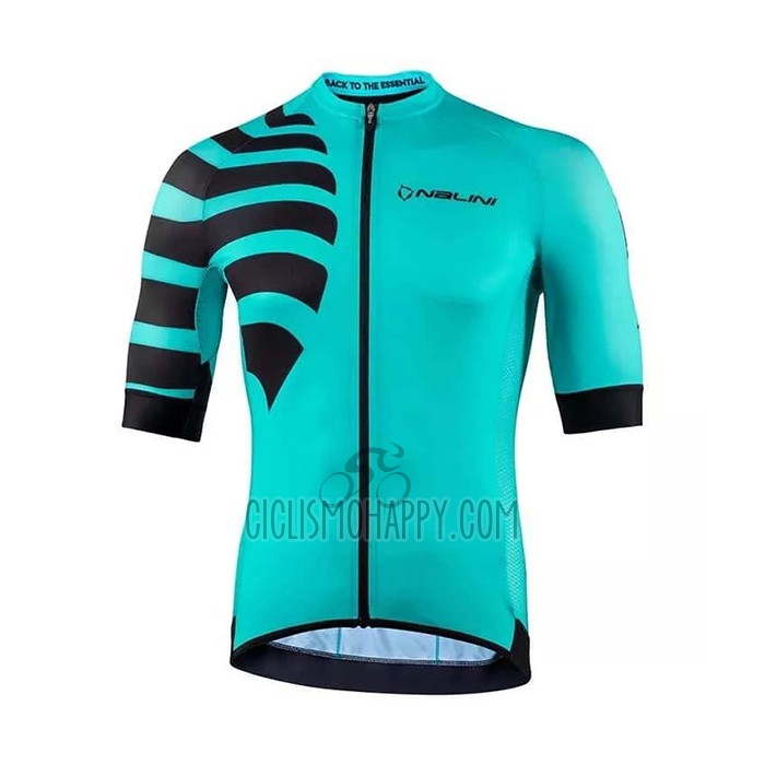 Nalini Cycling Jersey Bib Short 2021 Men Short Sleeve Light Green