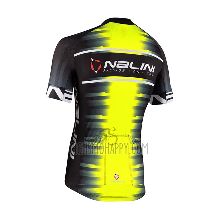 Nalini Cycling Jersey Bib Short 2021 Men Short Sleeve Yellow