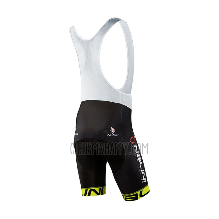 Nalini Cycling Jersey Bib Short 2021 Men Short Sleeve Yellow