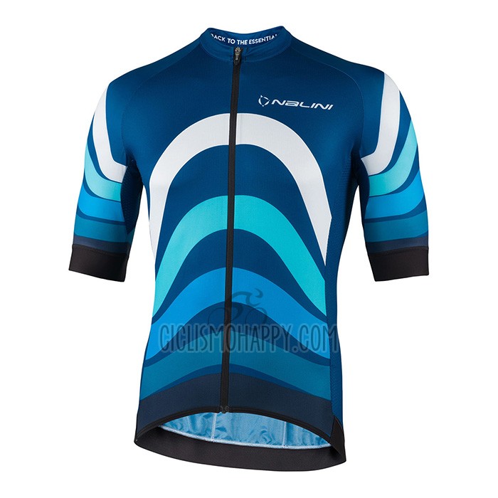 Nalini Cycling Jersey Bib Short 2022 Men Short Sleeve Blue