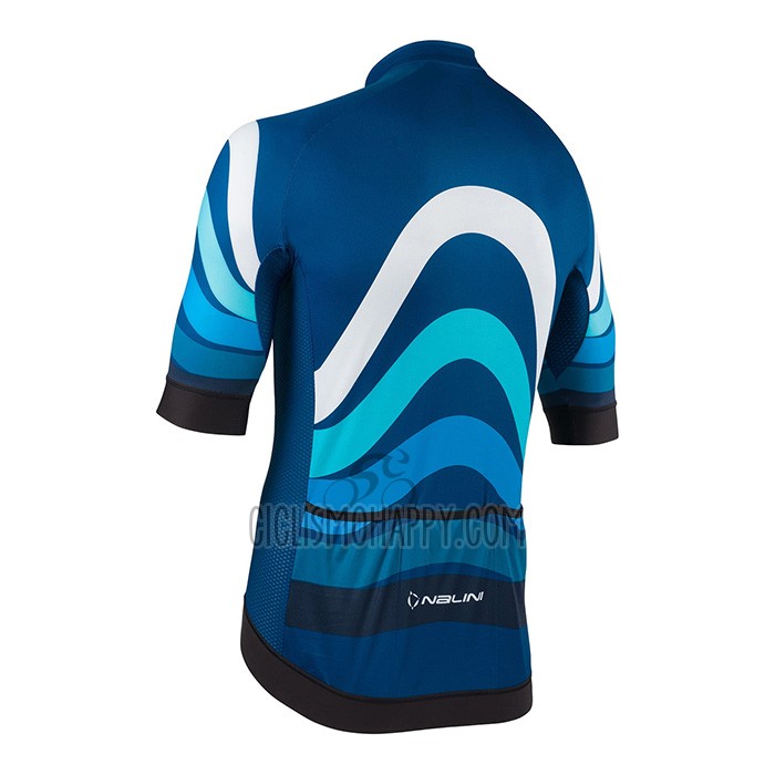 Nalini Cycling Jersey Bib Short 2022 Men Short Sleeve Blue