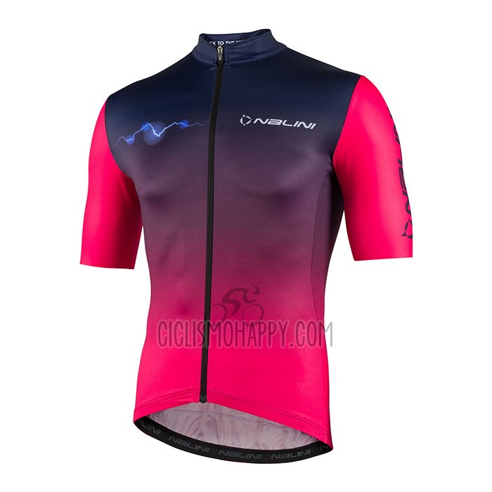 Nalini Cycling Jersey Bib Short 2022 Men Short Sleeve Fuchsia