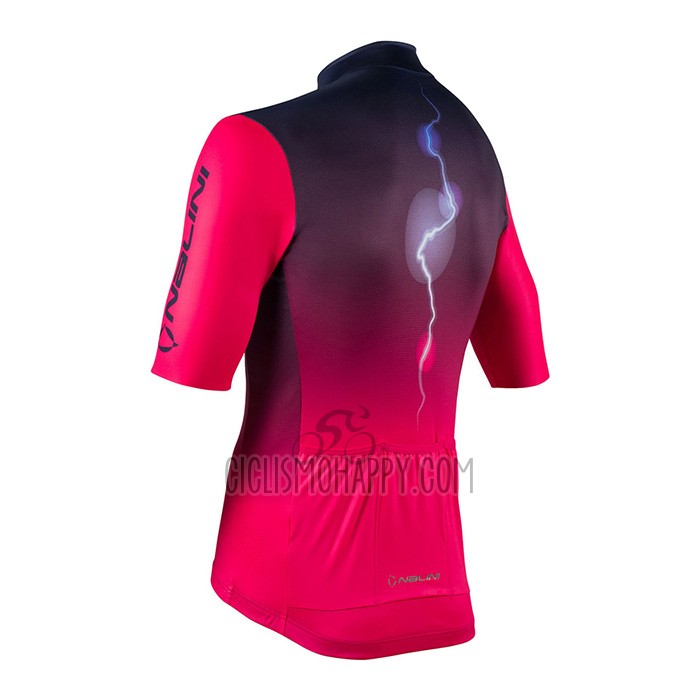 Nalini Cycling Jersey Bib Short 2022 Men Short Sleeve Fuchsia