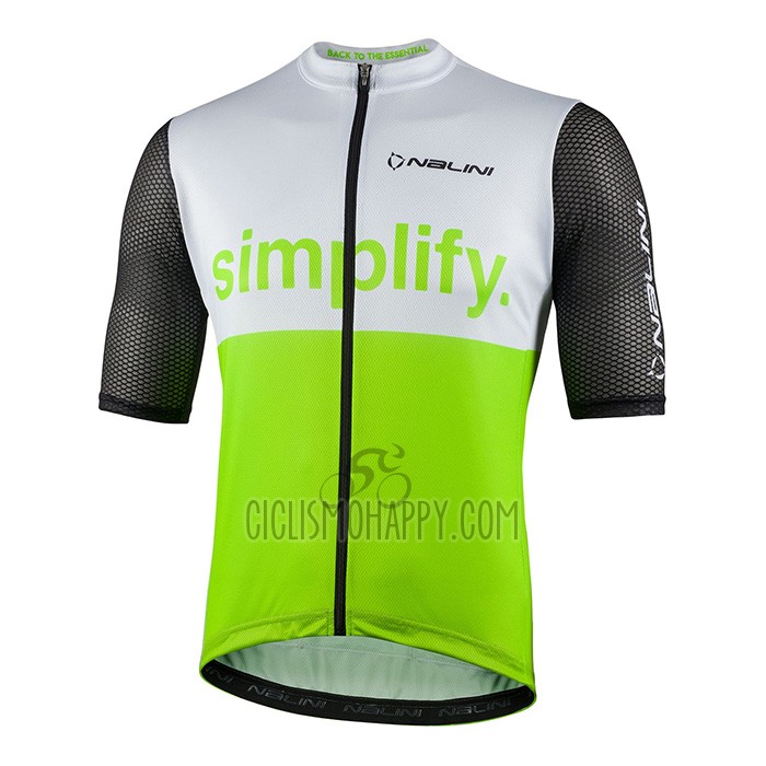 Nalini Cycling Jersey Bib Short 2022 Men Short Sleeve Green Black