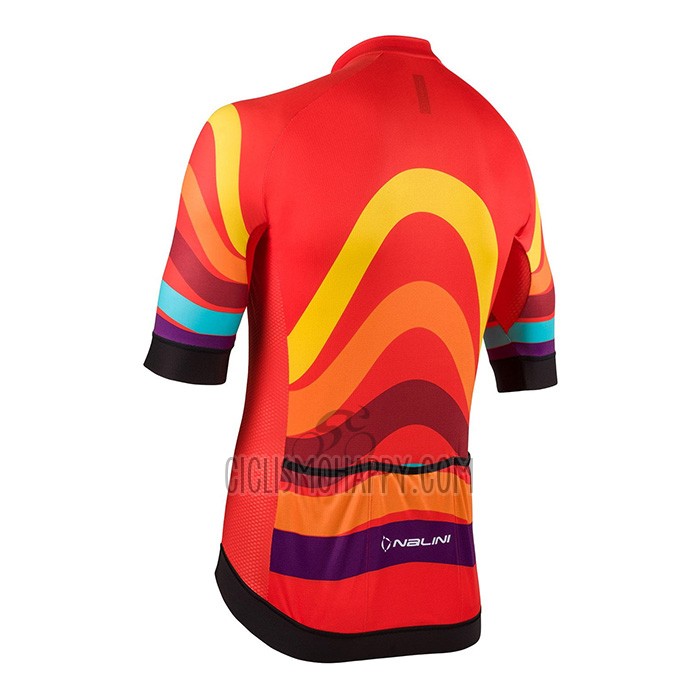 Nalini Cycling Jersey Bib Short 2022 Men Short Sleeve Red
