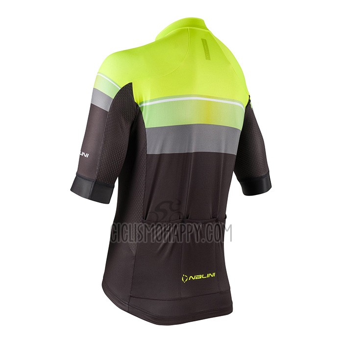 Nalini Cycling Jersey Bib Short 2022 Men Short Sleeve Yellow