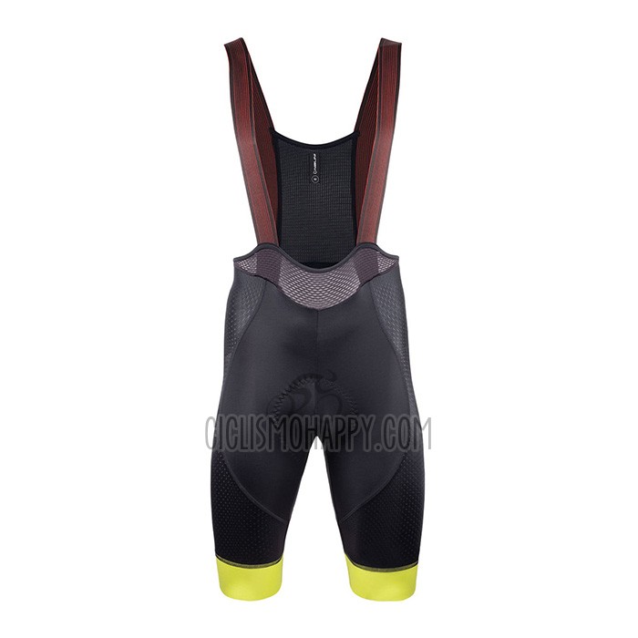 Nalini Cycling Jersey Bib Short 2022 Men Short Sleeve Yellow
