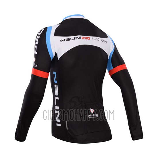 Nalini Cycling Jersey Bib Tight 2014 Men Long Sleeve Black