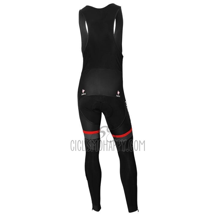 Nalini Cycling Jersey Bib Tight 2020 Men Long Sleeve Black Gray Red