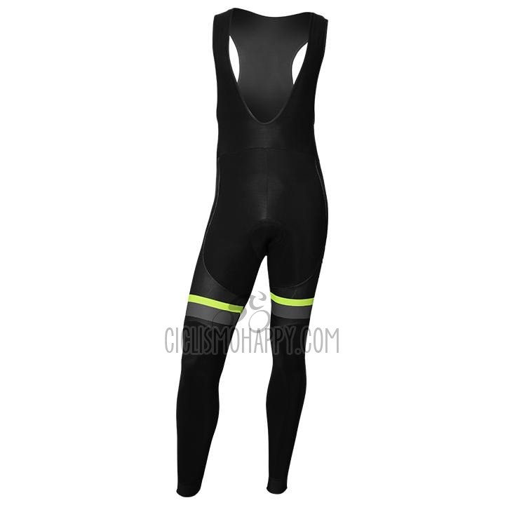 Nalini Cycling Jersey Bib Tight 2020 Men Long Sleeve Black Gray Yellow