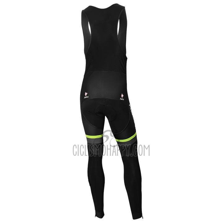 Nalini Cycling Jersey Bib Tight 2020 Men Long Sleeve Black Gray Yellow