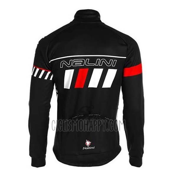 Nalini Cycling Jersey Bib Tight 2020 Men Long Sleeve Black Red White