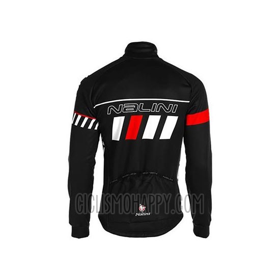 Nalini Cycling Jersey Bib Tight 2020 Men Long Sleeve Black White Red