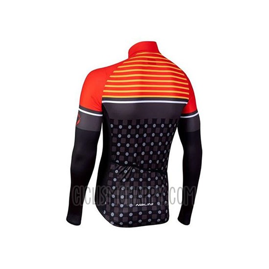 Nalini Cycling Jersey Bib Tight 2020 Men Long Sleeve Orange Black