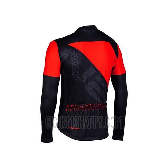 Nalini Cycling Jersey Bib Tight 2020 Men Long Sleeve Red Black