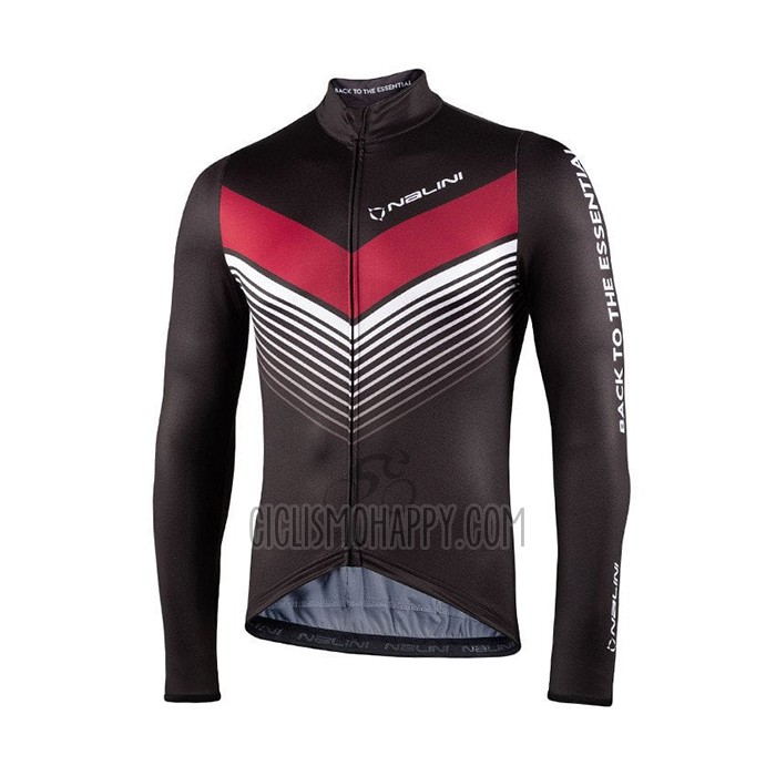 Nalini Cycling Jersey Bib Tight 2021 Men Long Sleeve Black