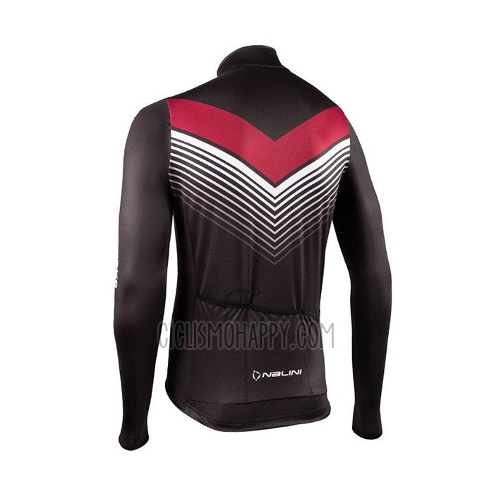 Nalini Cycling Jersey Bib Tight 2021 Men Long Sleeve Black