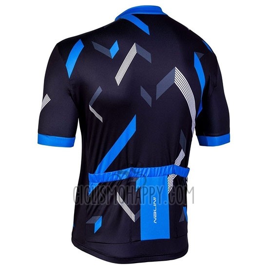 Nalini Descesa 2.0 Cycling Jersey Bib Short 2019 Men Short Sleeve Black Blue