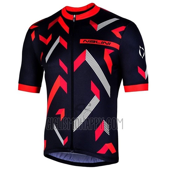 Nalini Descesa 2.0 Cycling Jersey Bib Short 2019 Men Short Sleeve Black Red