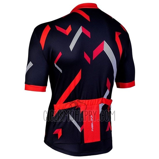 Nalini Descesa 2.0 Cycling Jersey Bib Short 2019 Men Short Sleeve Black Red