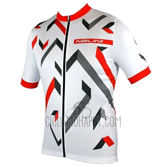 Nalini Descesa 2.0 Cycling Jersey Bib Short 2019 Men Short Sleeve White Red
