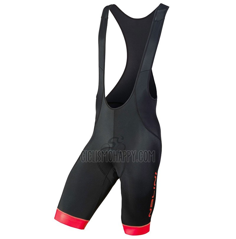 Nalini Fatica Cycling Jersey Bib Short 2018 Men Short Sleeve Red