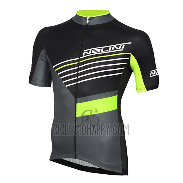 Nalini Mood Cycling Jersey Bib Short 2017 Men Short Sleeve Black
