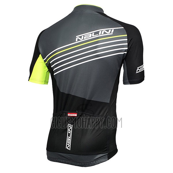 Nalini Mood Cycling Jersey Bib Short 2017 Men Short Sleeve Black