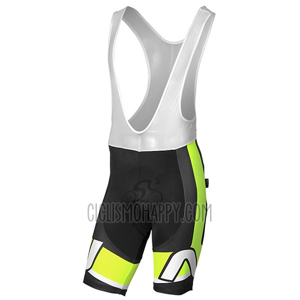 Nalini Navision Cycling Jersey Bib Short 2017 Men Short Sleeve Green and Gray
