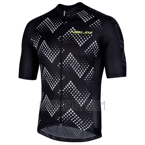 Nalini Podio 2.0 Cycling Jersey Bib Short 2019 Men Short Sleeve Black
