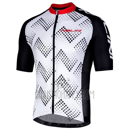 Nalini Podio 2.0 Cycling Jersey Bib Short 2019 Men Short Sleeve Black White