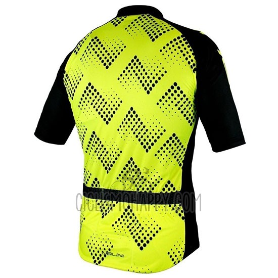 Nalini Podio 2.0 Cycling Jersey Bib Short 2019 Men Short Sleeve Black Yellow