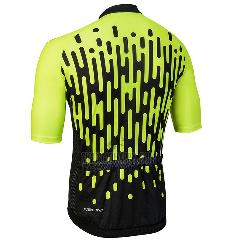 Nalini Podio Cycling Jersey Bib Short 2018 Men Short Sleeve Green