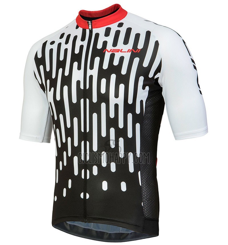 Nalini Podio Cycling Jersey Bib Short 2018 Men Short Sleeve White