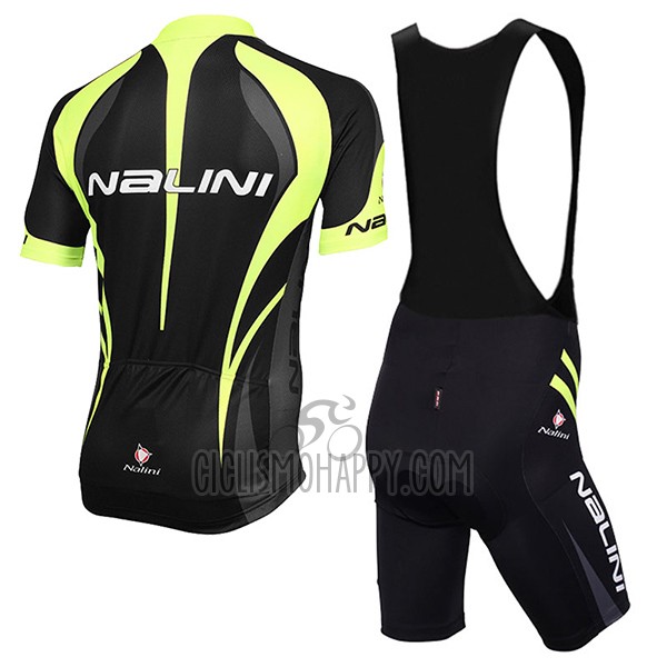 Nalini Predazzo Cycling Jersey Bib Short 2017 Men Short Sleeve Black