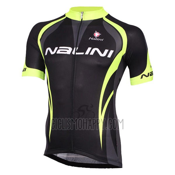 Nalini Predazzo Cycling Jersey Bib Short 2017 Men Short Sleeve Black