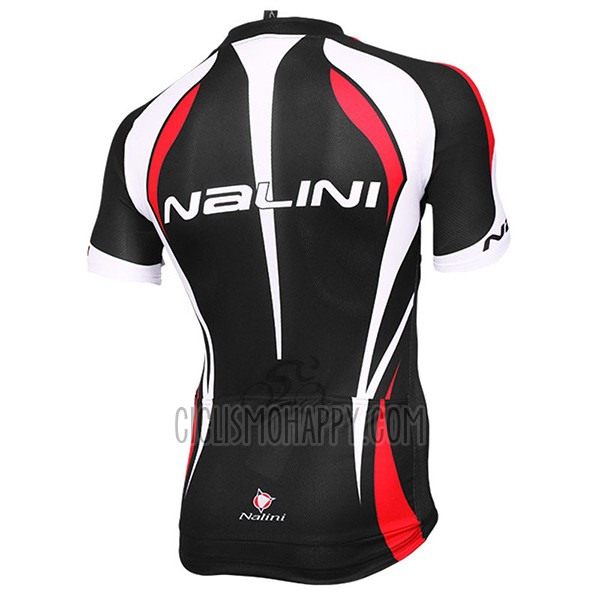 Nalini Predazzo Cycling Jersey Bib Short 2017 Men Short Sleeve Black and Red