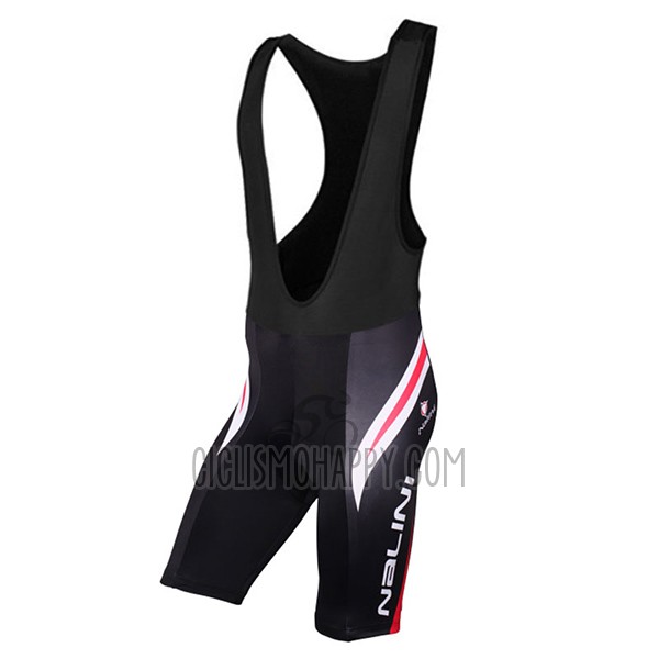 Nalini Predazzo Cycling Jersey Bib Short 2017 Men Short Sleeve Black and Red