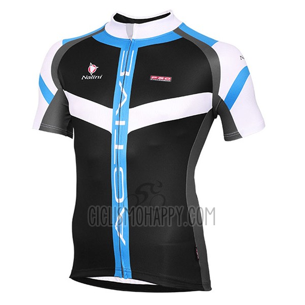 Nalini Rigel Cycling Jersey Bib Short 2017 Men Short Sleeve Black and Blue