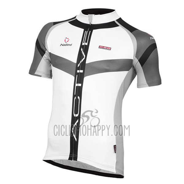 Nalini Rigel Cycling Jersey Bib Short 2017 Men Short Sleeve White